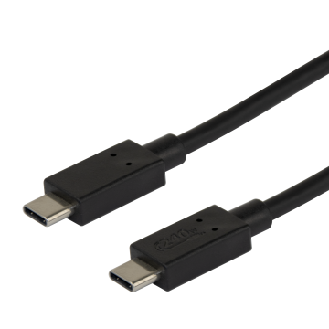 USB 2.0-laddningskabel, EPR 240W, 2,0 m, svart