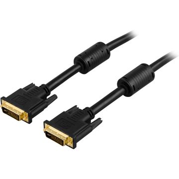 DVI monitorkabel Dual link, DVI-I ha - ha 2m